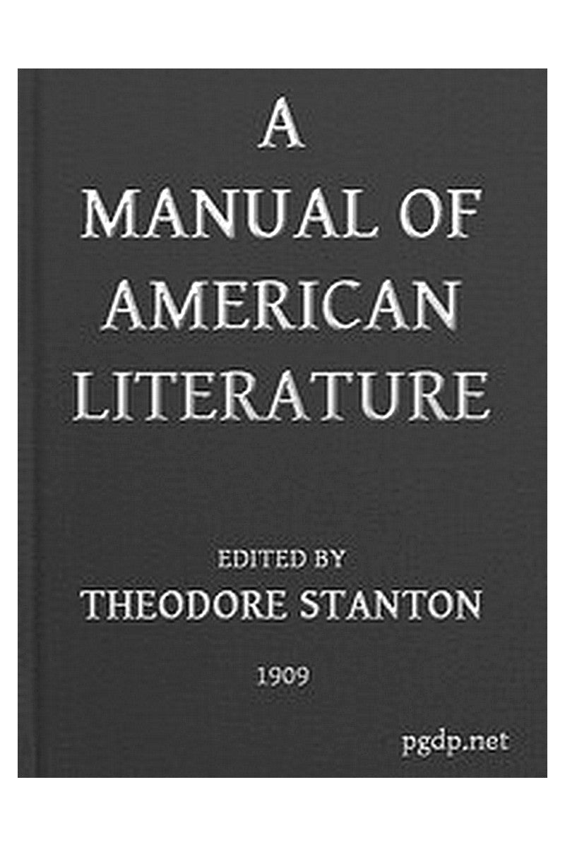 A Manual of American Literature