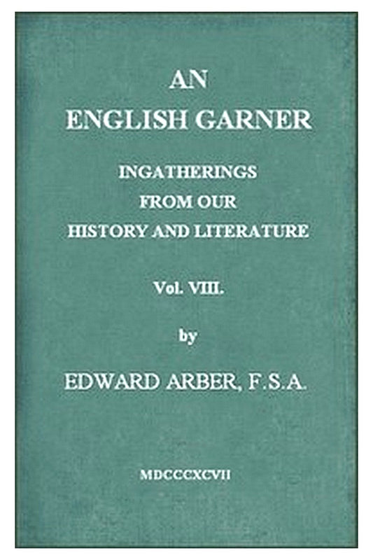 An English Garner: Ingatherings from Our History and Literature (8 of 8)