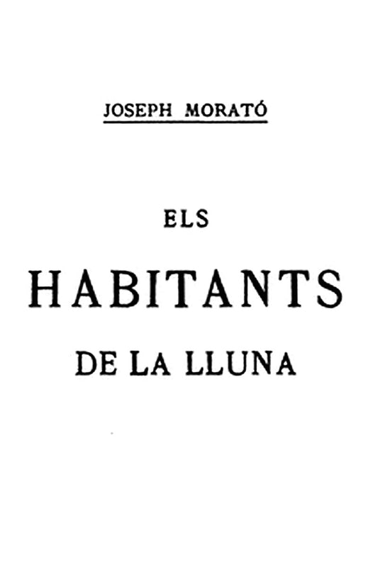 Els habitants de la lluna