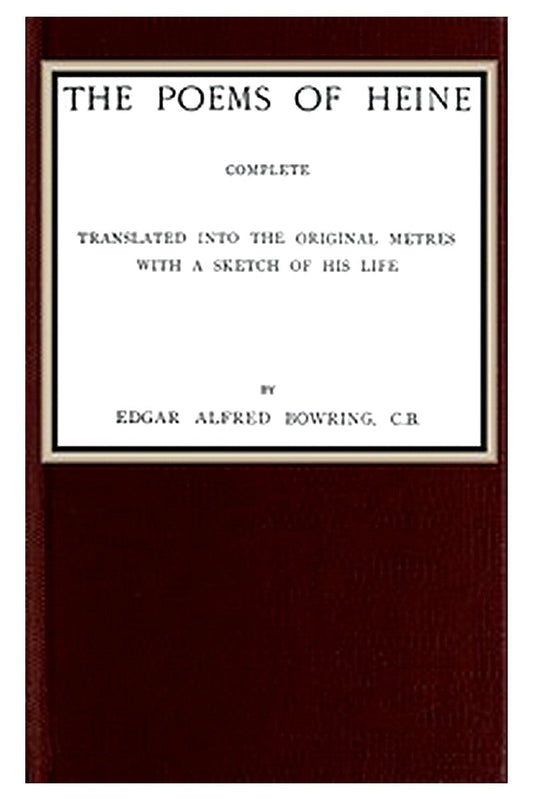 The poems of Heine; Complete
