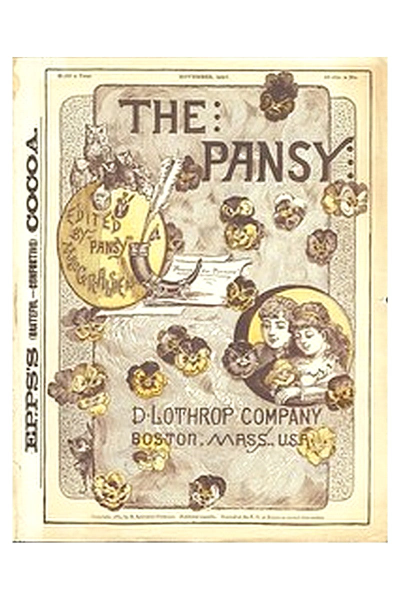 The Pansy Magazine, November 1887