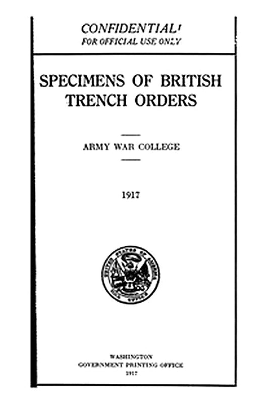 Specimens of British Trench Orders