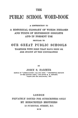 The Public School Word-book
