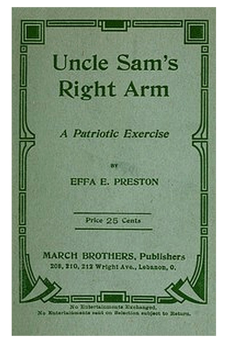 Uncle Sam's Right Arm: A Patriotic Exercise