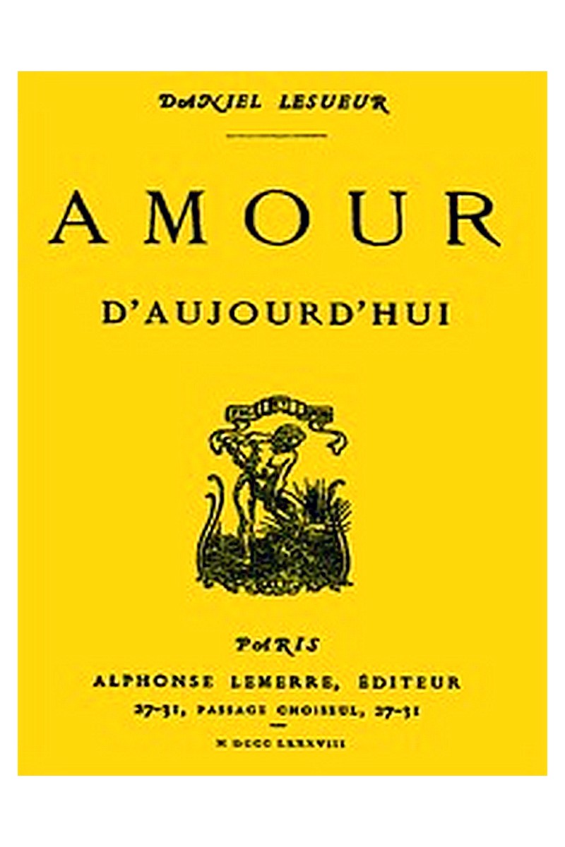 Amour d'aujourd'hui