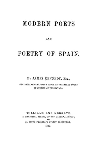 Modern Poets and Poetry of Spain
