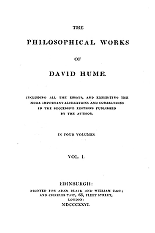 Philosophical Works, v. 1 (of 4)
