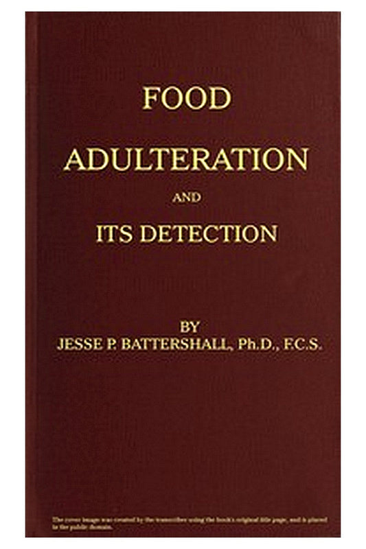 Food Adulteration and Its Detection
