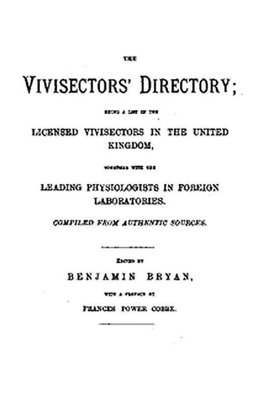 The Vivisectors' Directory
