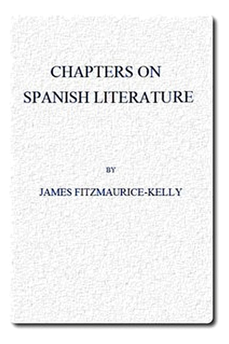 Chapters on Spanish Literature