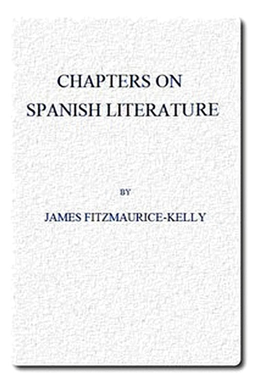 Chapters on Spanish Literature