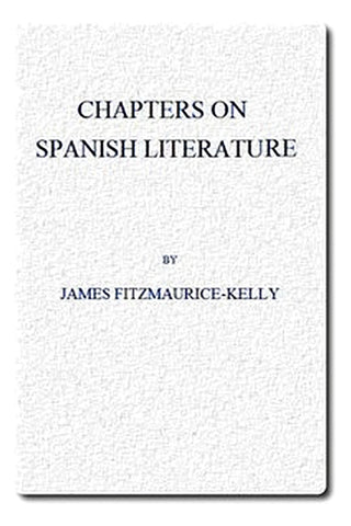 Chapters on Spanish Literature