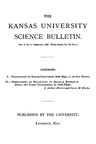 The Kansas University Science Bulletin (Vol. I, No. 1)