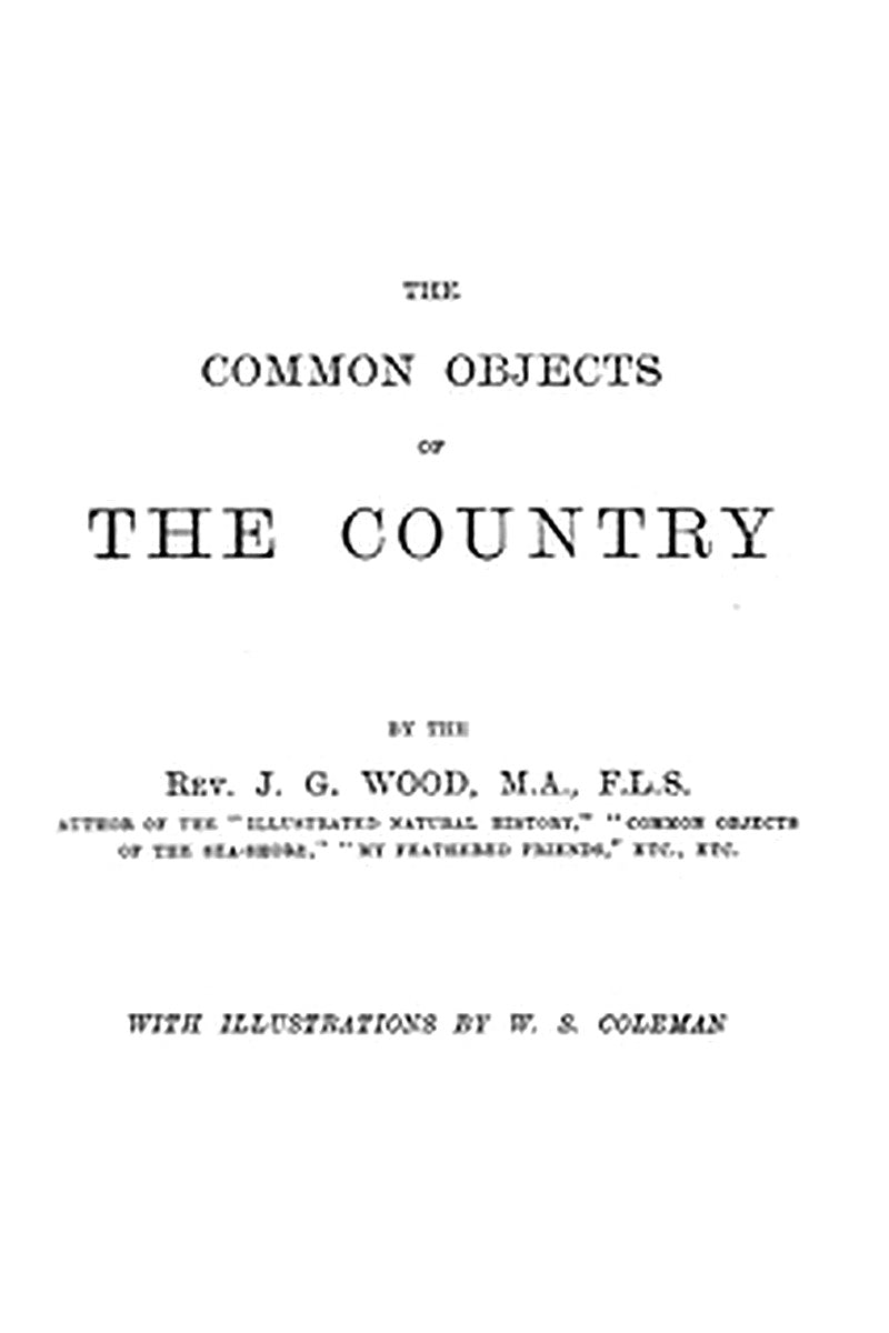 The Common Objects of the Country