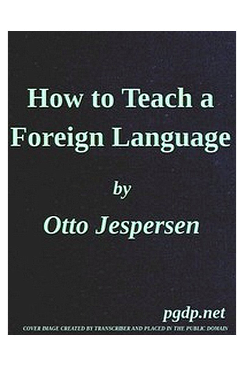 How to Teach a Foreign Language
