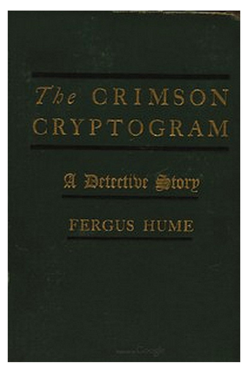 The Crimson Cryptogram: A Detective Story