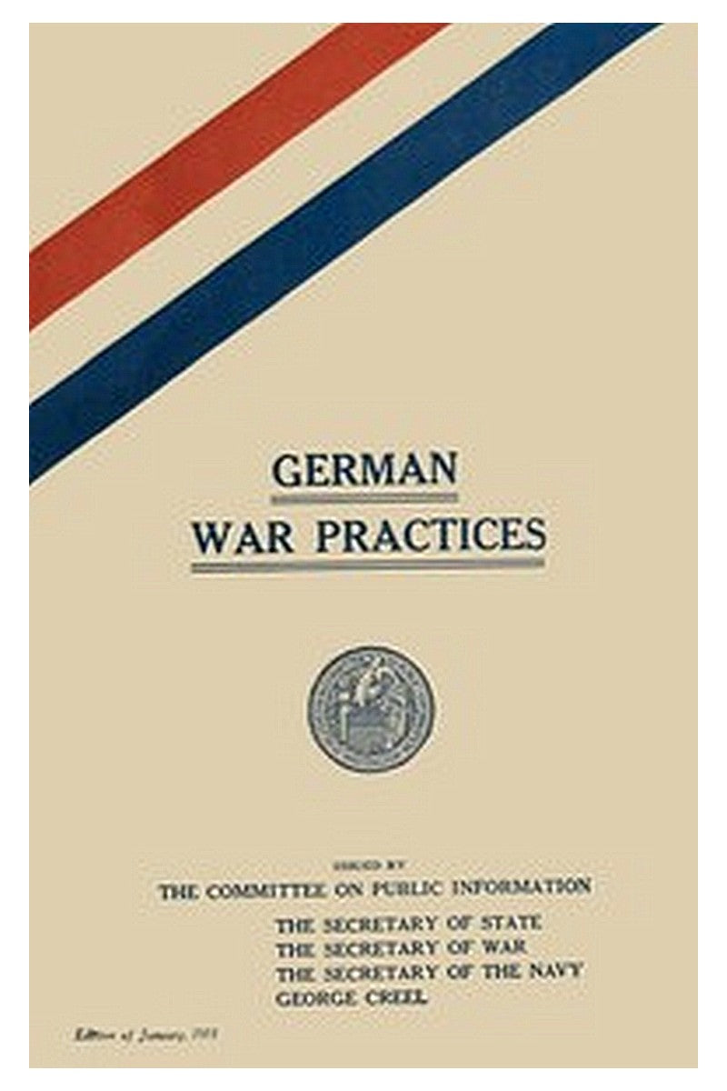 German War Practices, Part 1: Treatment of Civilians