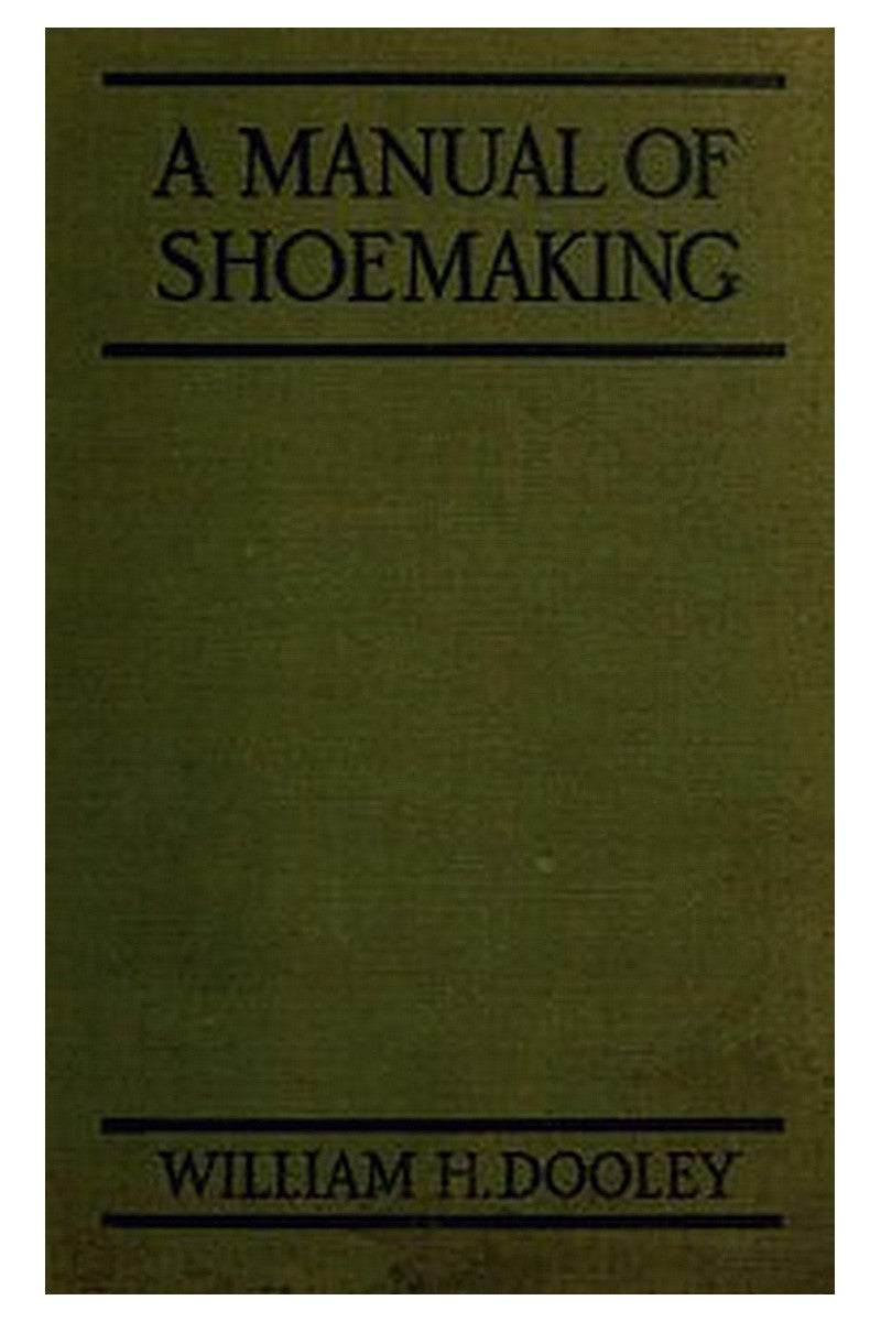 A Manual of Shoemaking and Leather and Rubber Products