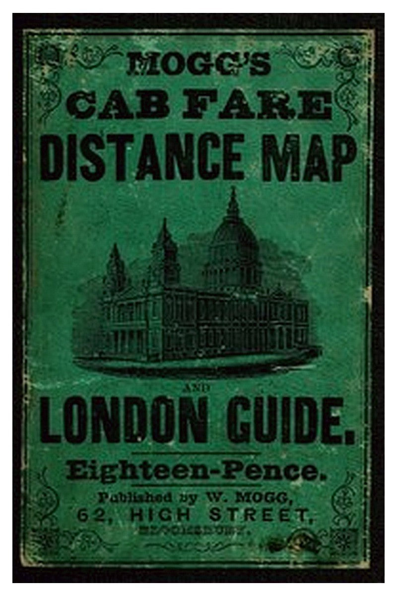 Mogg's Cab Fare Distance Map and London Guide