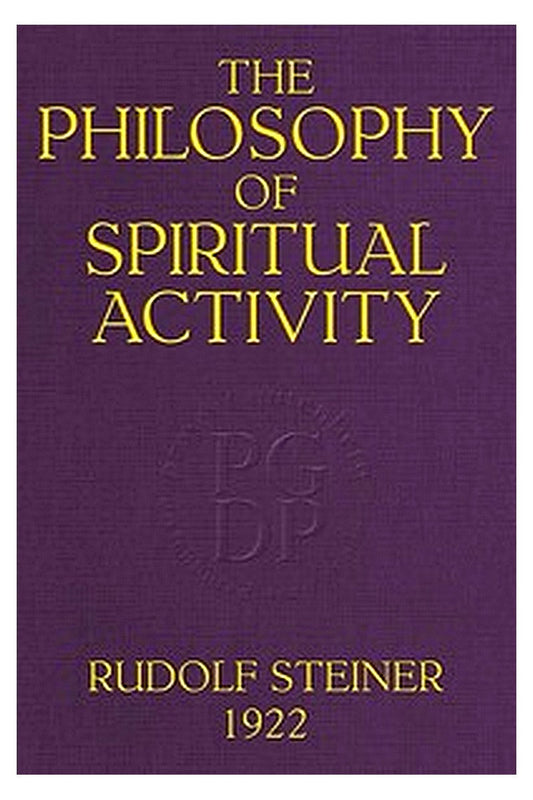 The Philosophy of Spiritual Activity
