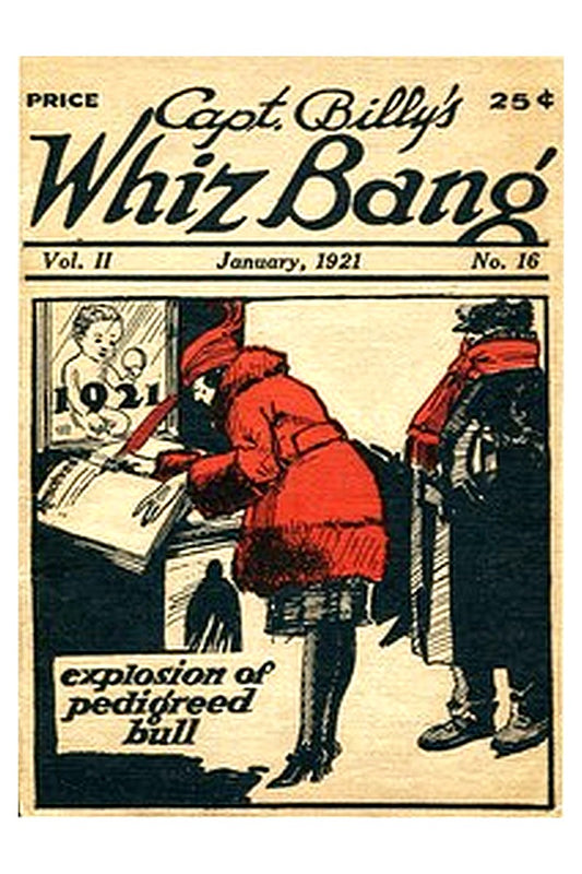 Captain Billy's Whiz Bang, Vol. 2. No. 16, January, 1921