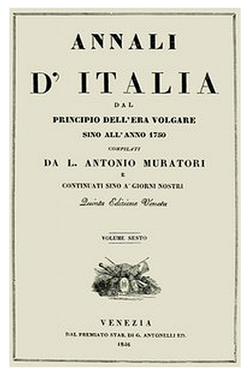 Annali d'Italia, vol. 6