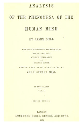 Analysis of the Phenomena of the Human Mind