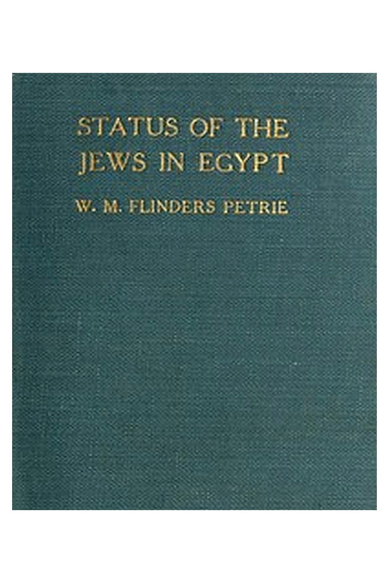 The Status of the Jews in Egypt