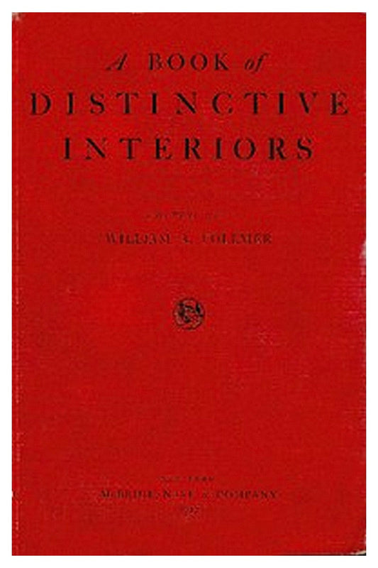 A Book of Distinctive Interiors