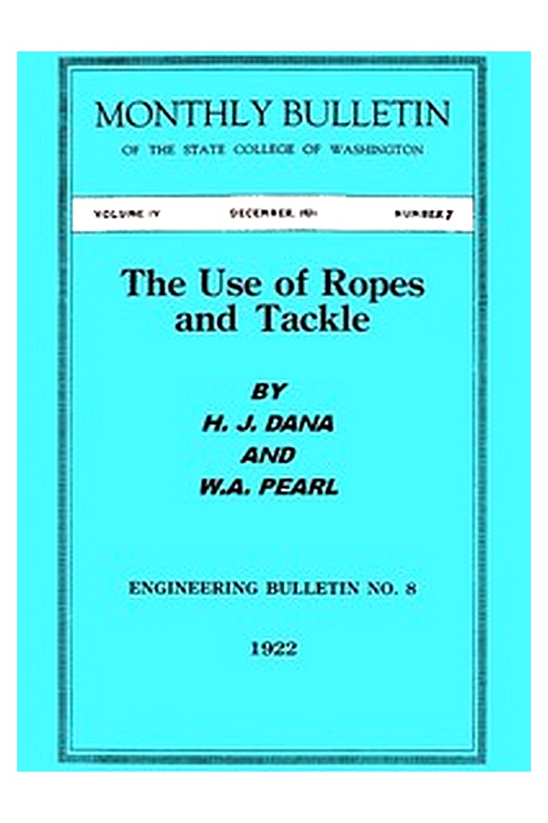 The Use of Ropes and Tackle