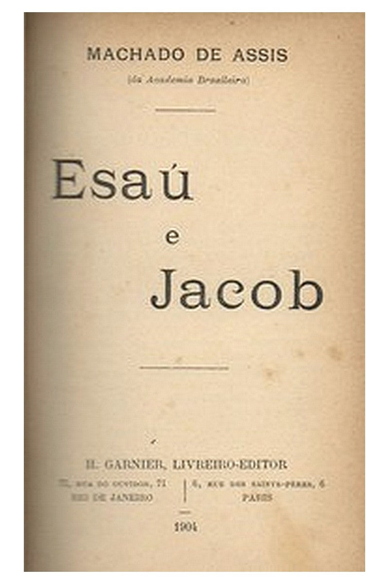 Esau e Jacob