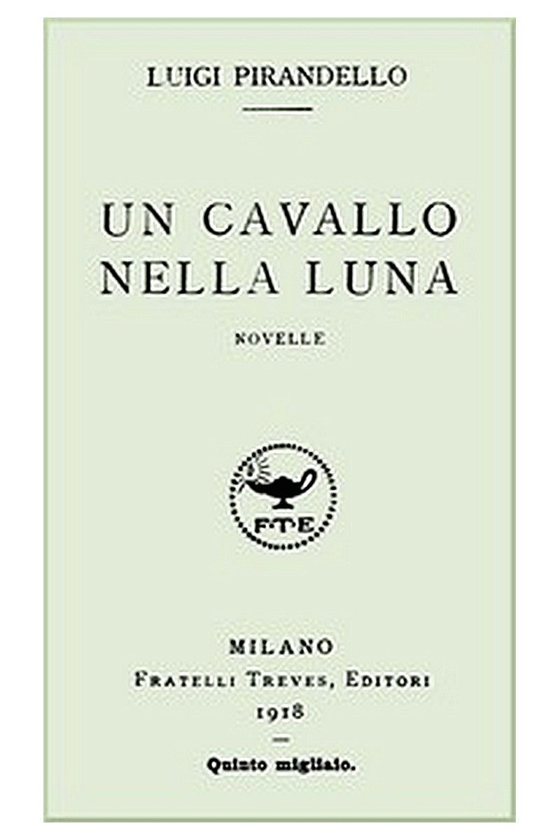 Un cavallo nella luna: Novelle