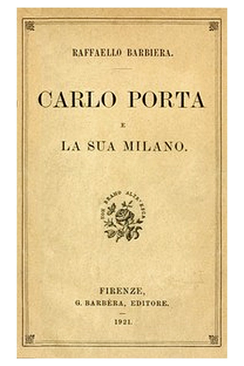 Carlo Porta e la sua Milano