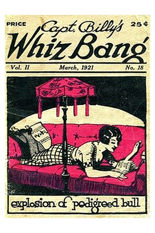 Captain Billy's Whiz Bang, Vol. 2, No. 18, March, 1921