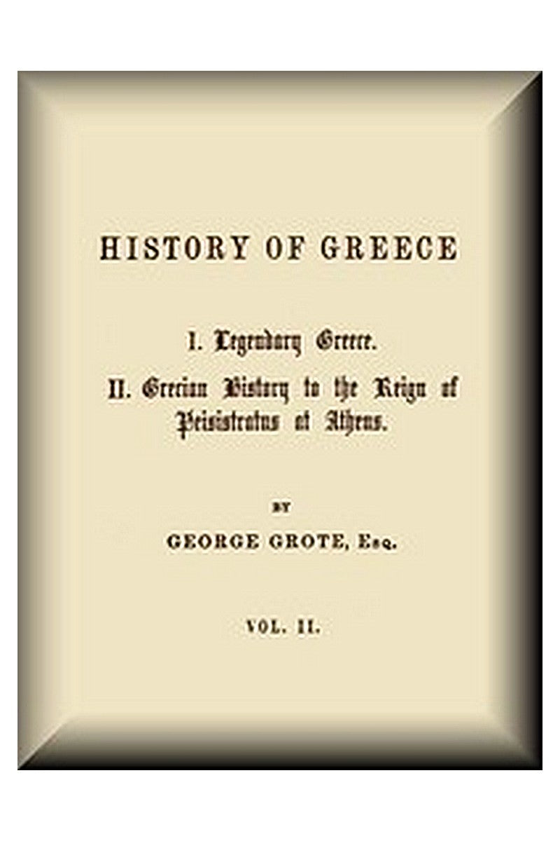 History of Greece, Volume 02 (of 12)