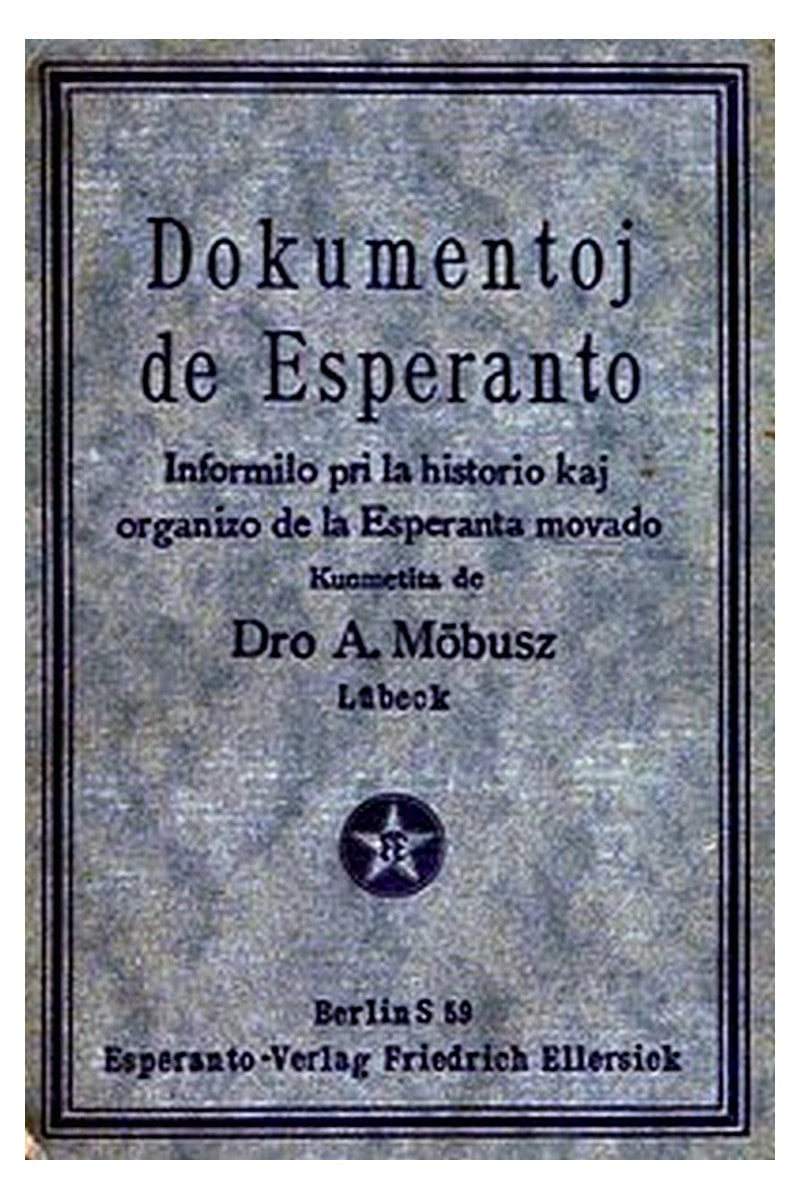 Dokumentoj de Esperanto