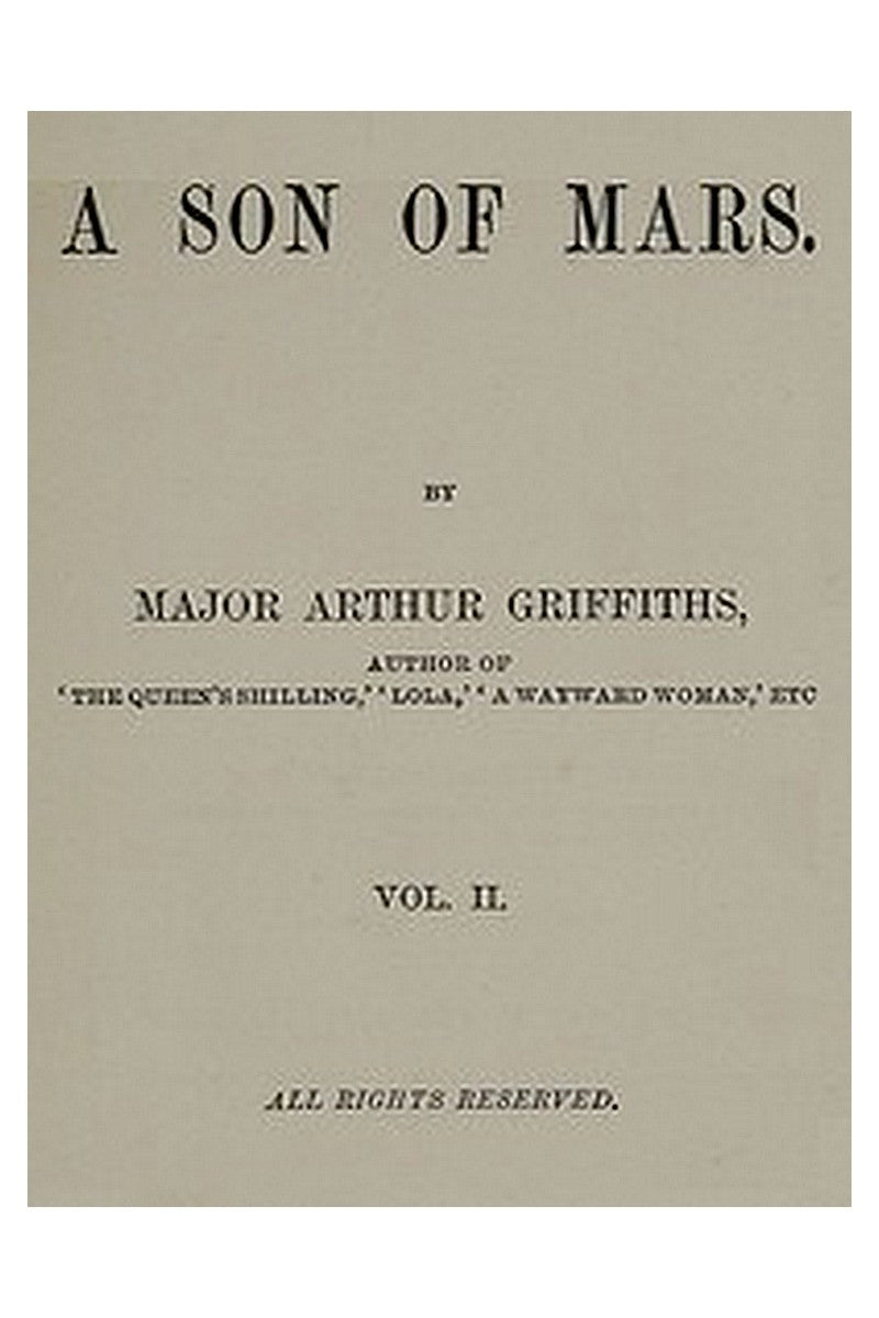 A Son of Mars, volume 2