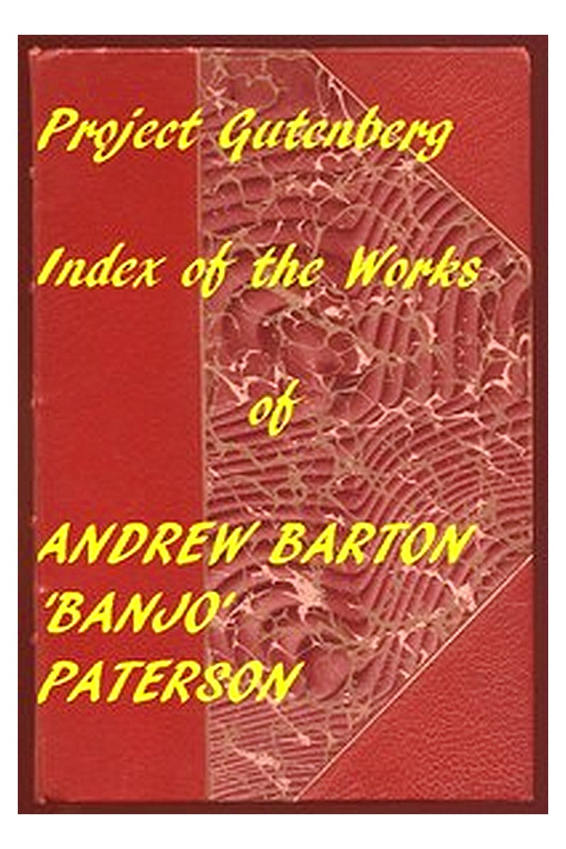 Index for Works of Andrew Barton 'Banjo' Paterson