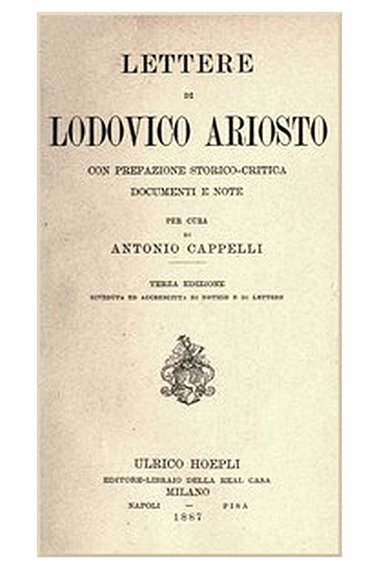 Lettere di Lodovico Ariosto