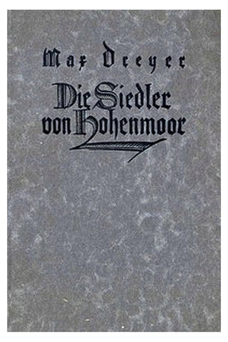 Die Siedler von Hohenmoor: Ein Buch des Zornes und der Zuversicht