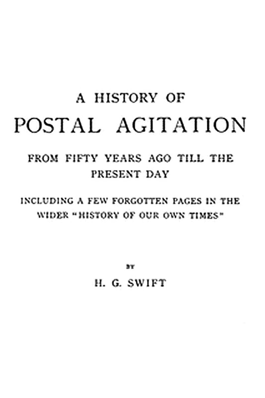 A history of postal agitation from 50 years ago till the present day