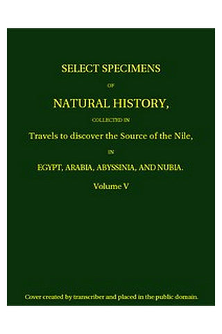 Select Specimens of Natural History Collected in Travels to Discover the Source of the Nile. Volume 5