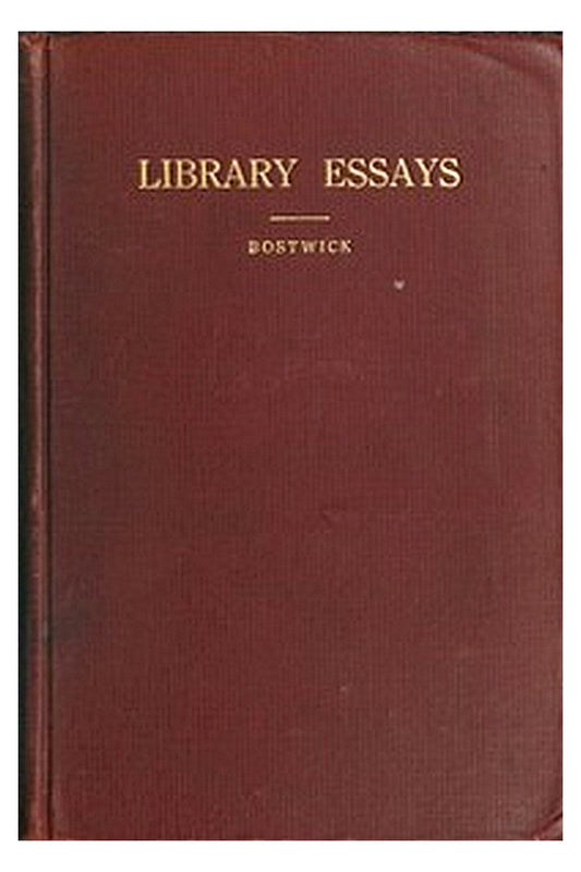 Library Essays Papers Related to the Work of Public Libraries
