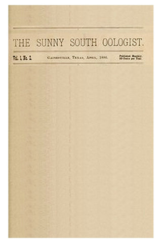 The Sunny South Oölogist. Vol. 1, No. 2