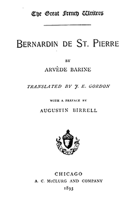 Bernardin de St. Pierre