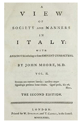 A View of Society and Manners in Italy, Volume 2 (of 2)
