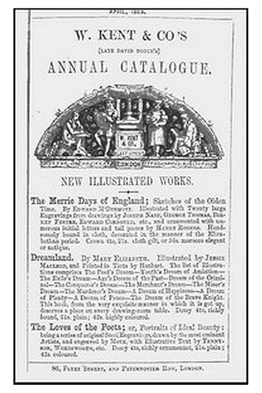 W. Kent and Co's Annual Catalogue, April 1859