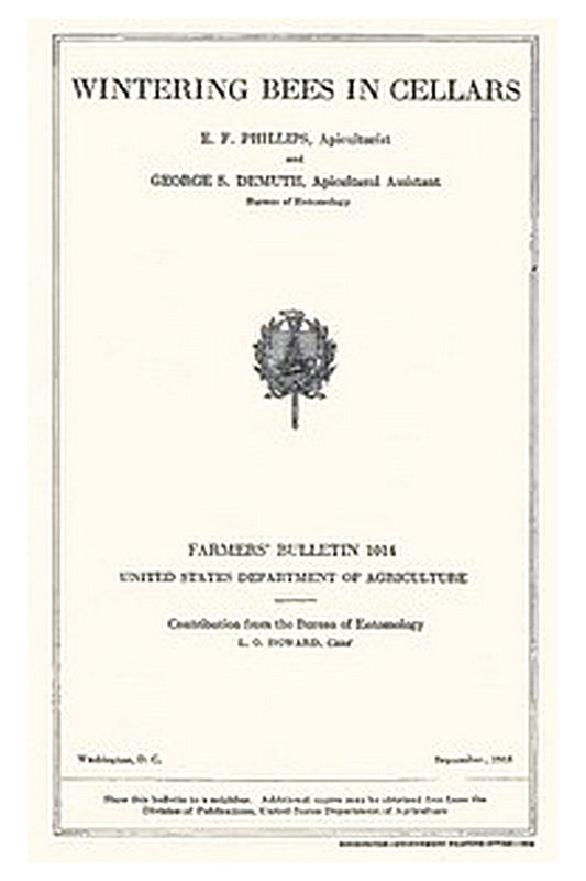 United States Department of Agriculture Farmers' Bulletin No. 1014