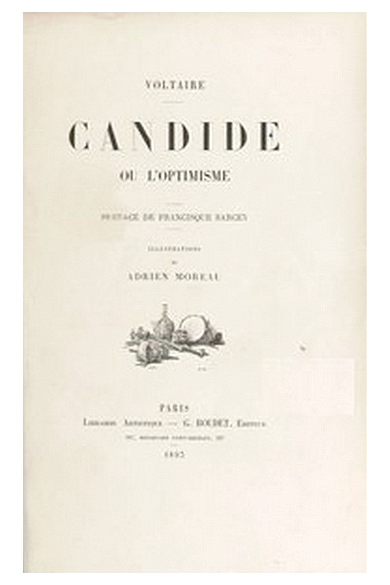 Candide, ou, l'optimisme