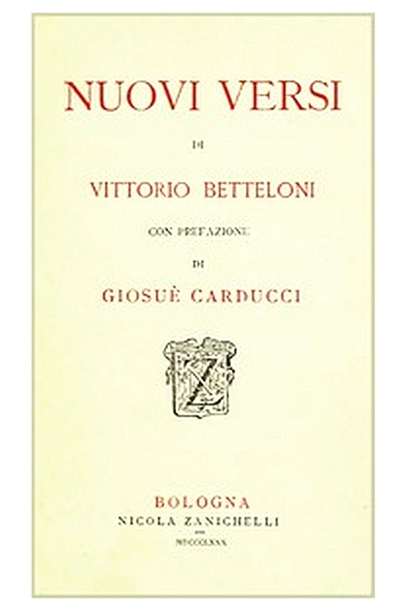 Nuovi versi